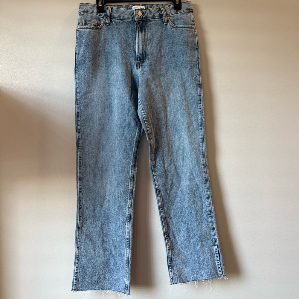The Drop Women's Ian Mid Rise Relaxed Straight NWT Size 28